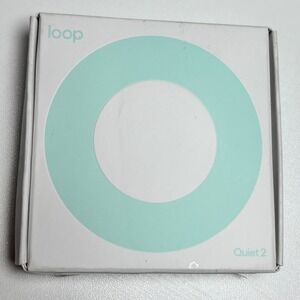 Loop Quiet 2 Earplugs Mint Green Noise Reduction SNR 24dB Reusable Silicone New